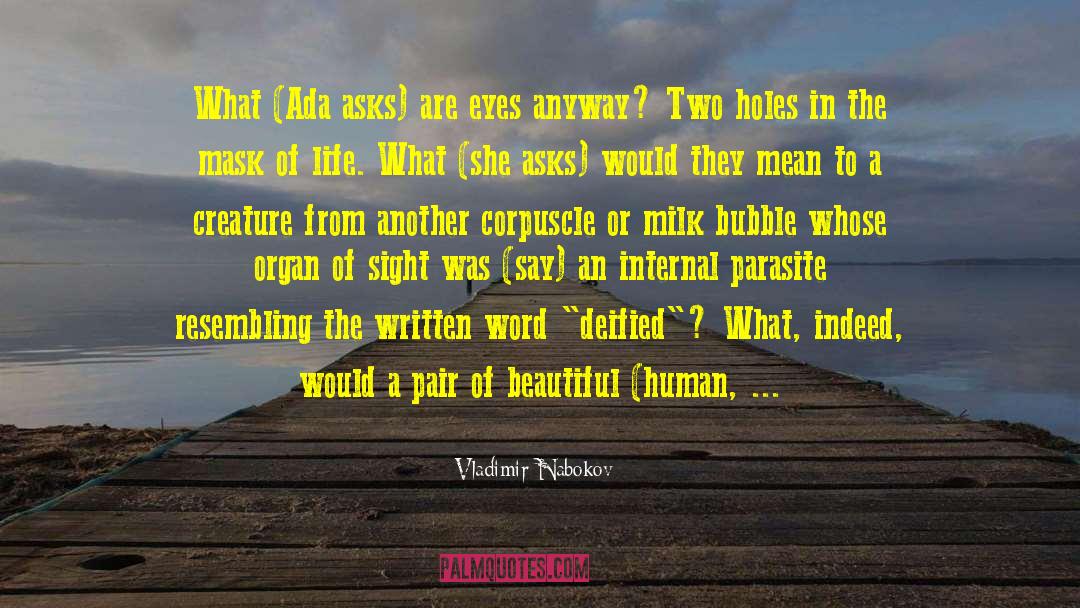 Written Word quotes by Vladimir Nabokov