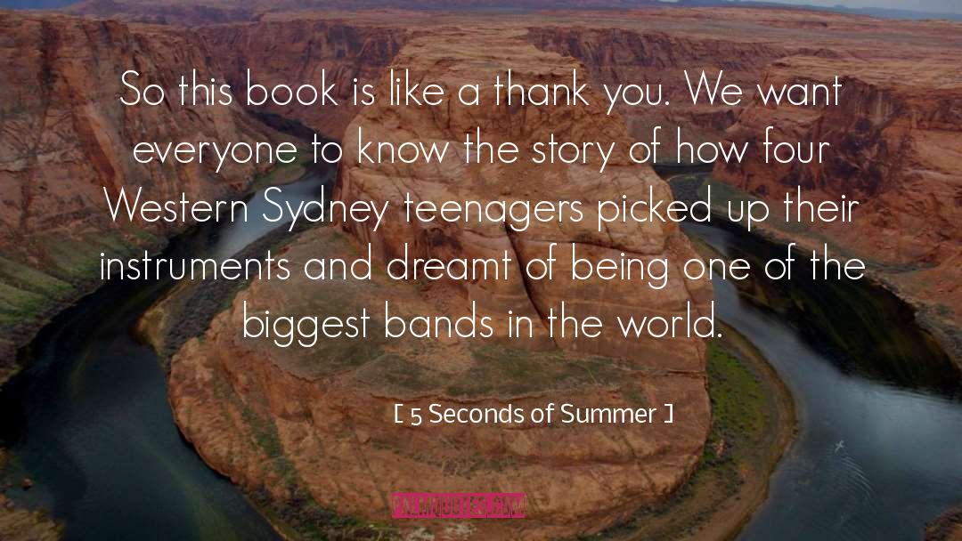 5 Seconds Of Summer Quotes: So this book is like