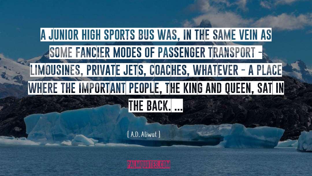 A.D. Aliwat Quotes: A junior high sports bus