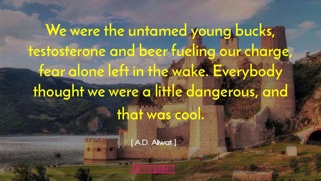 A.D. Aliwat Quotes: We were the untamed young