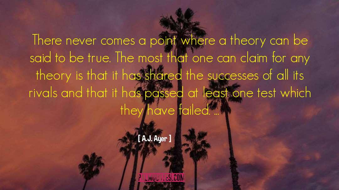 A.J. Ayer Quotes: There never comes a point