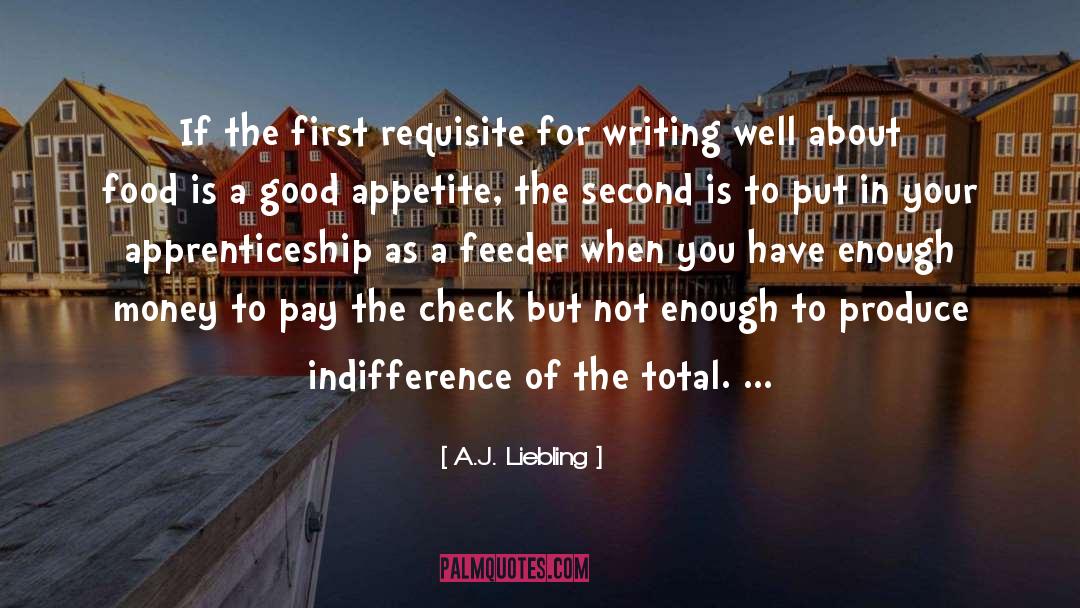 A.J. Liebling Quotes: If the first requisite for