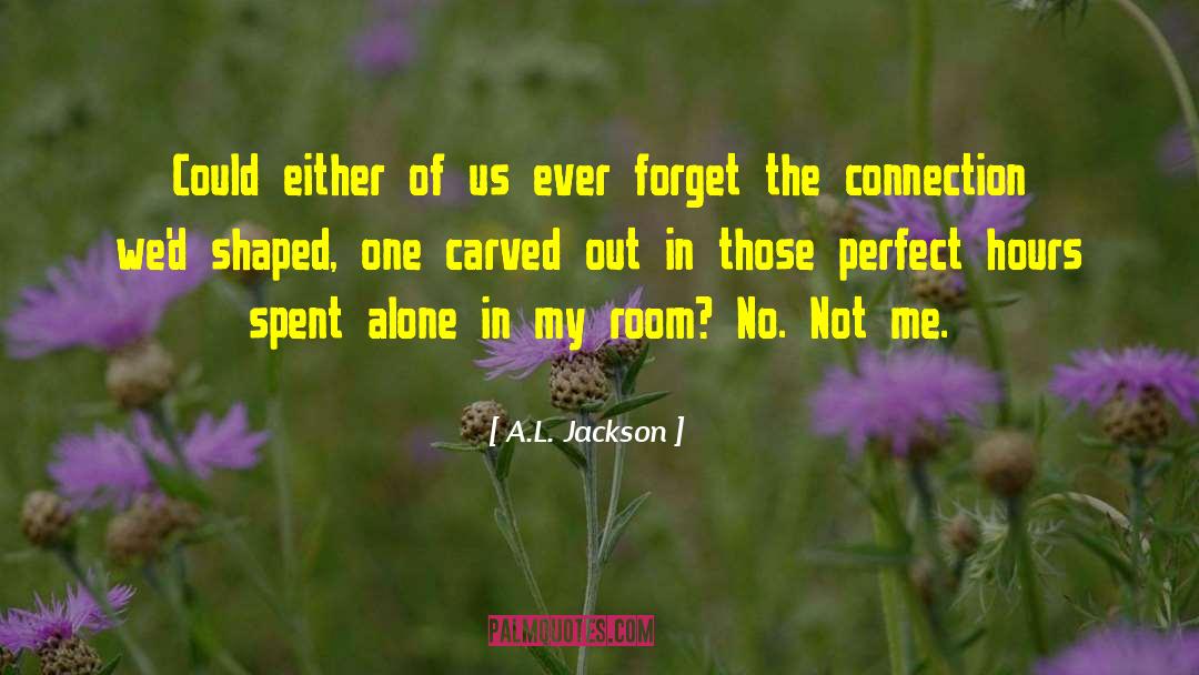 A.L. Jackson Quotes: Could either of us ever