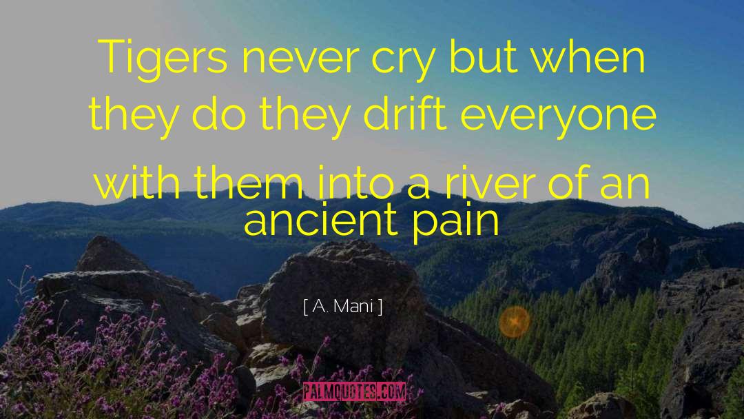 A. Mani Quotes: Tigers never cry but when
