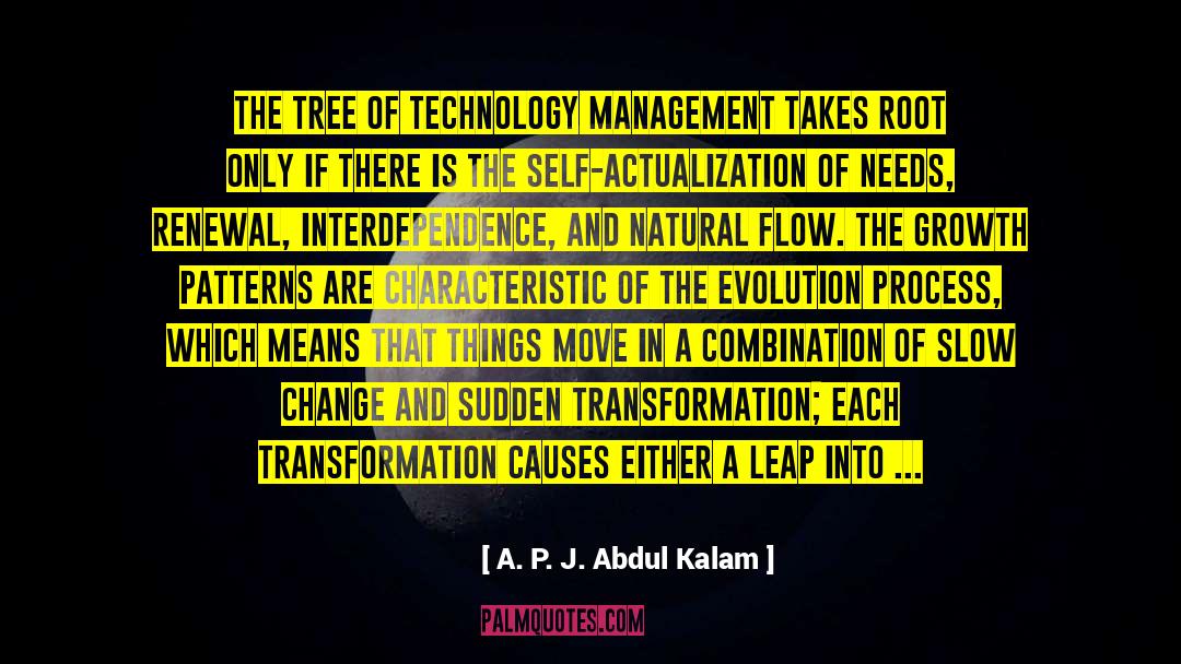 A. P. J. Abdul Kalam Quotes: The tree of technology management