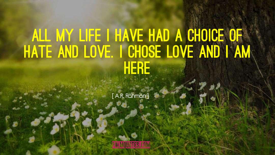 A.R. Rahman Quotes: All my life I have