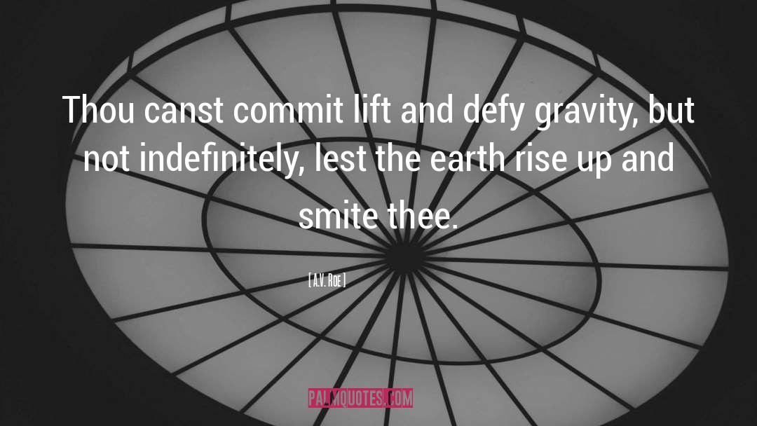 A.V. Roe Quotes: Thou canst commit lift and