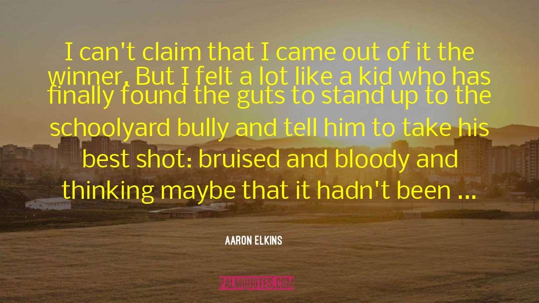 Aaron Elkins Quotes: I can't claim that I