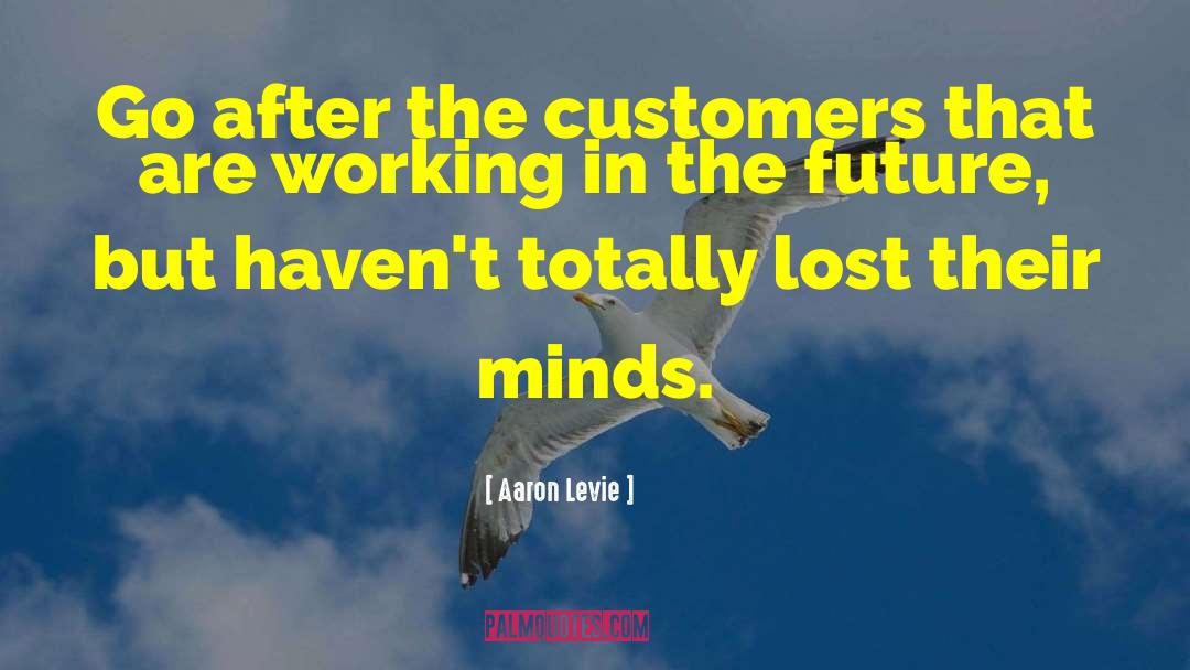 Aaron Levie Quotes: Go after the customers that
