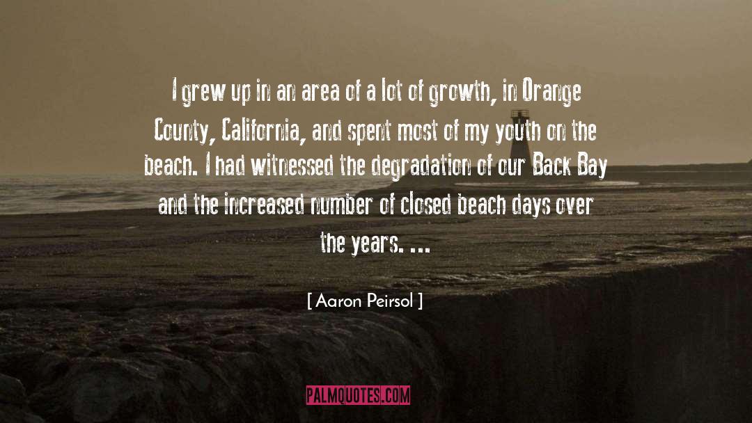 Aaron Peirsol Quotes: I grew up in an