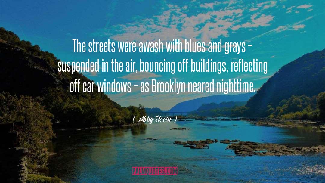 Abby Slovin Quotes: The streets were awash with