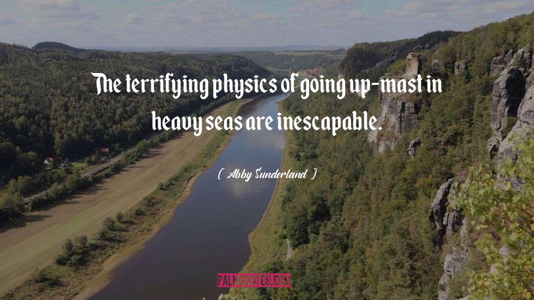 Abby Sunderland Quotes: The terrifying physics of going