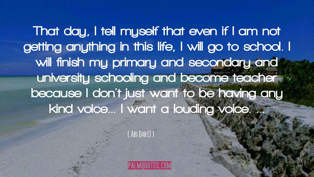 Abi Daré Quotes: That day, I tell myself