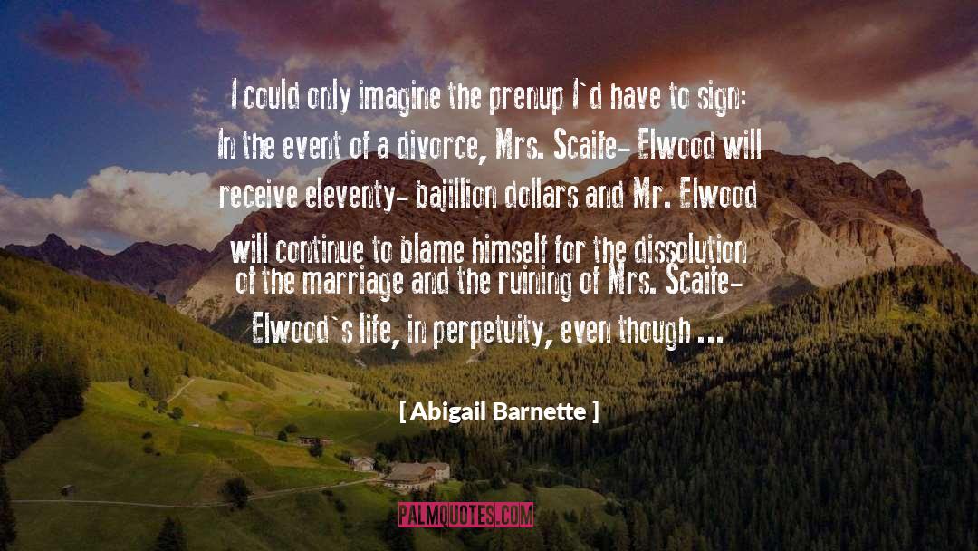 Abigail Barnette Quotes: I could only imagine the
