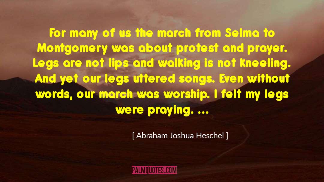 Abraham Joshua Heschel Quotes: For many of us the