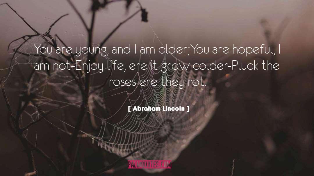 Abraham Lincoln Quotes: You are young, and I