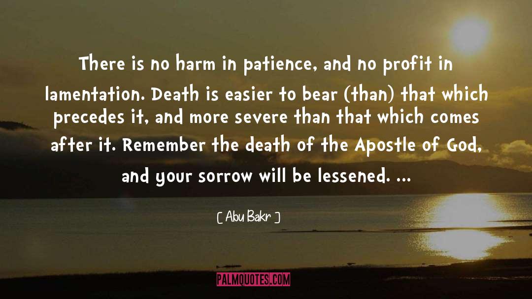 Abu Bakr Quotes: There is no harm in