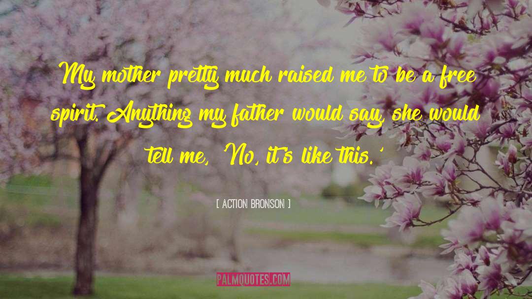 Action Bronson Quotes: My mother pretty much raised