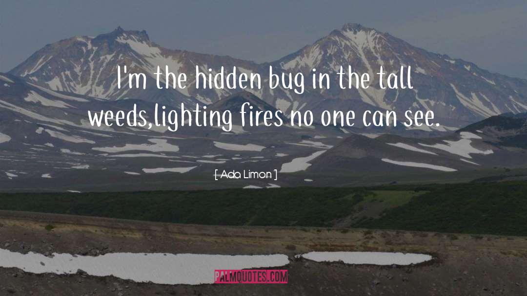 Ada Limon Quotes: I'm the hidden bug in