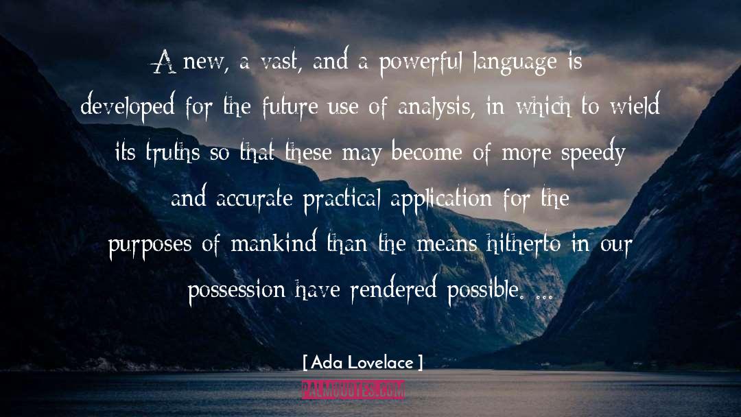 Ada Lovelace Quotes: A new, a vast, and