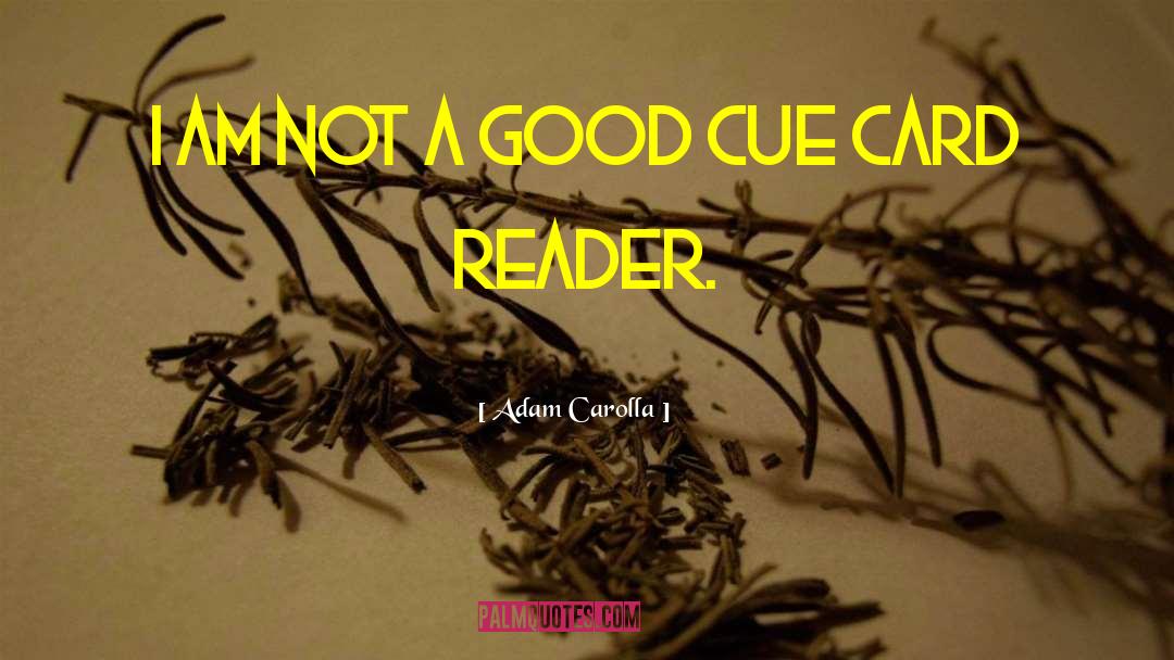 Adam Carolla Quotes: I am not a good