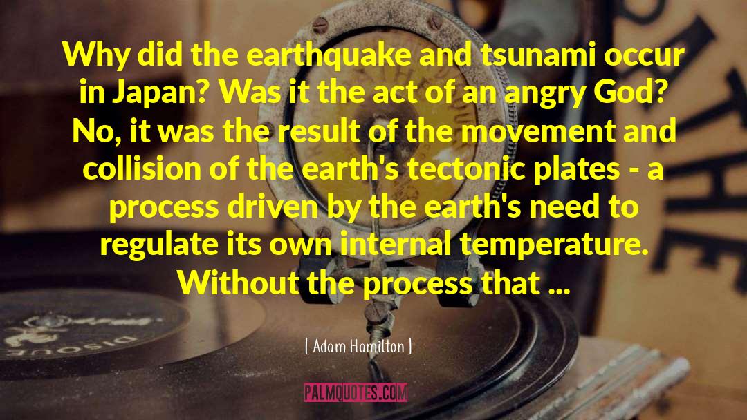 Adam Hamilton Quotes: Why did the earthquake and