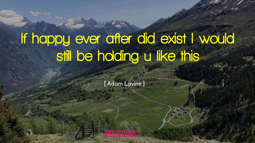 Adam Lavine Quotes: If happy ever after did