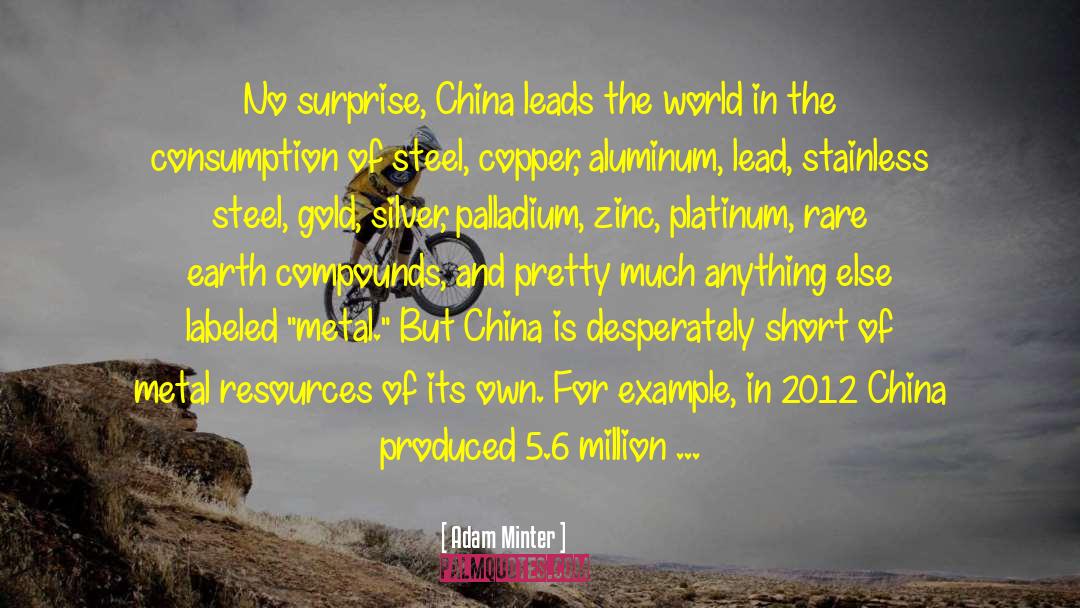 Adam Minter Quotes: No surprise, China leads the