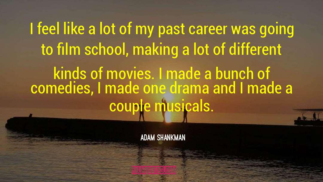 Adam Shankman Quotes: I feel like a lot