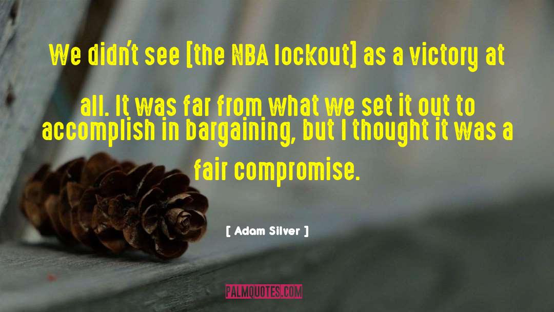 Adam Silver Quotes: We didn't see [the NBA