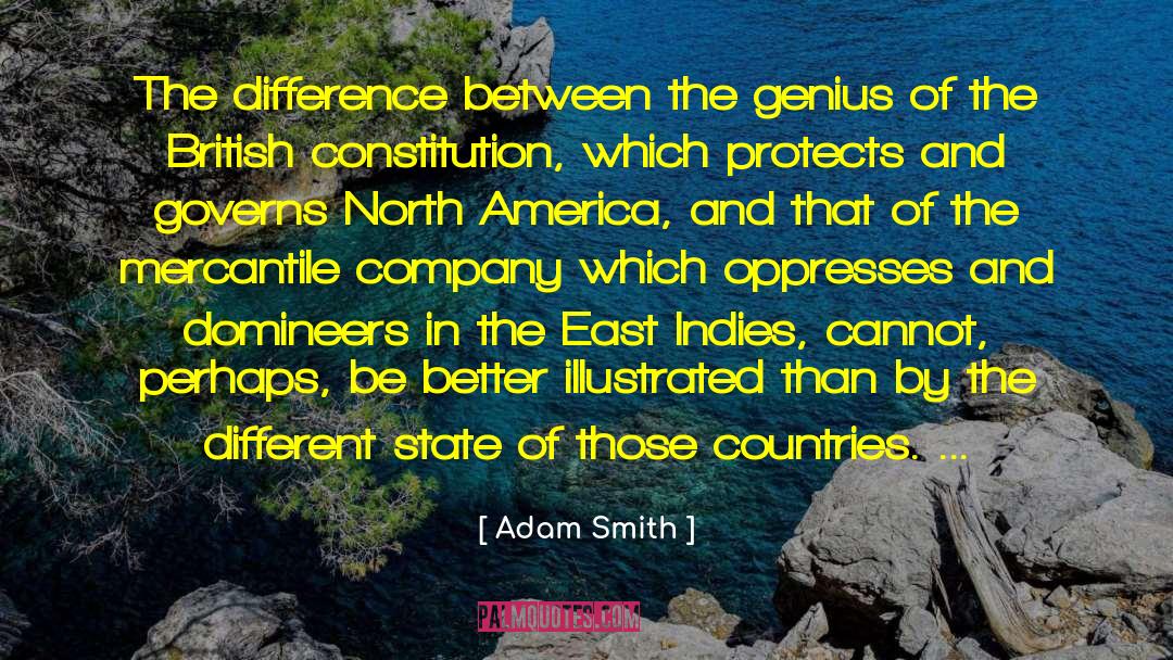Adam Smith Quotes: The difference between the genius