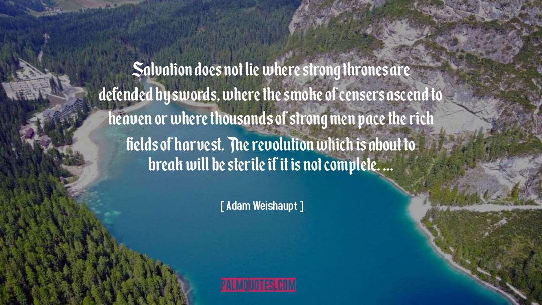 Adam Weishaupt Quotes: Salvation does not lie where