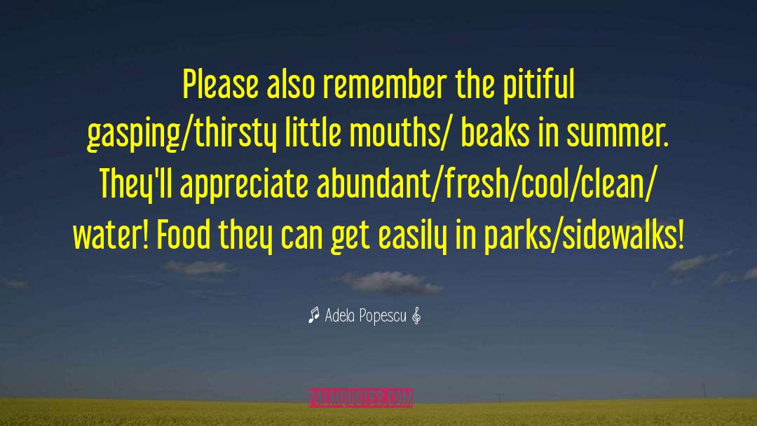 Adela Popescu Quotes: Please also remember the pitiful