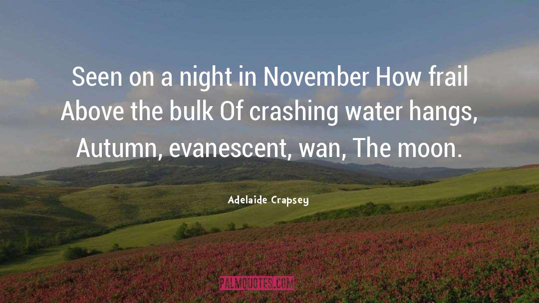 Adelaide Crapsey Quotes: Seen on a night in