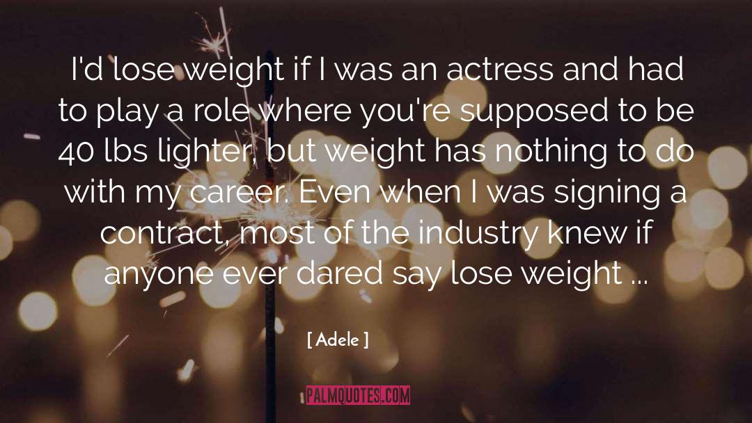 Adele Quotes: I'd lose weight if I