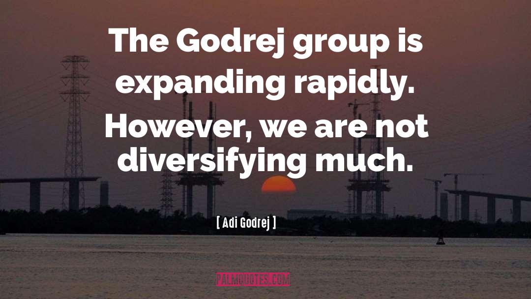 Adi Godrej Quotes: The Godrej group is expanding