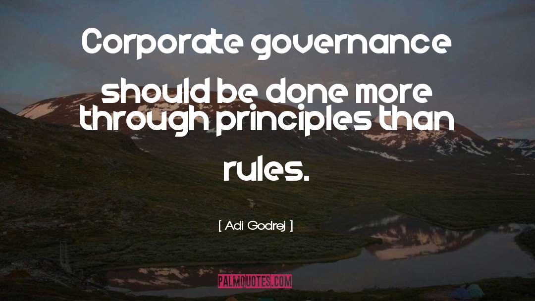 Adi Godrej Quotes: Corporate governance should be done