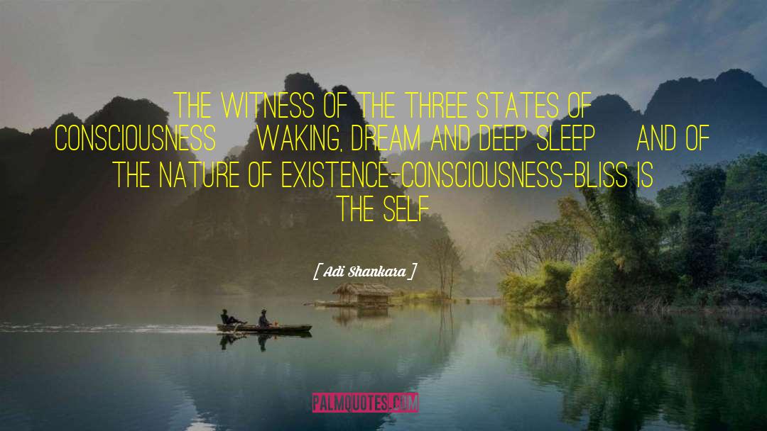 Adi Shankara Quotes: The witness of the three