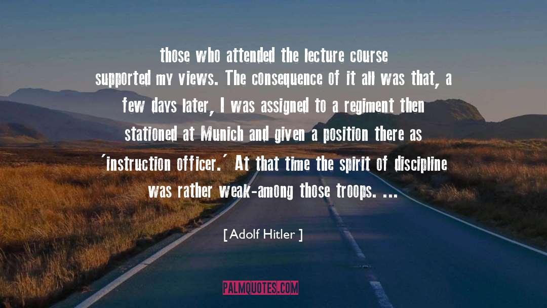 Adolf Hitler Quotes: those who attended the lecture