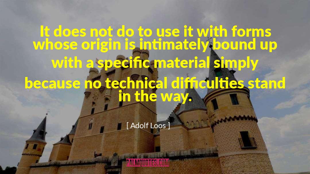 Adolf Loos Quotes: It does not do to