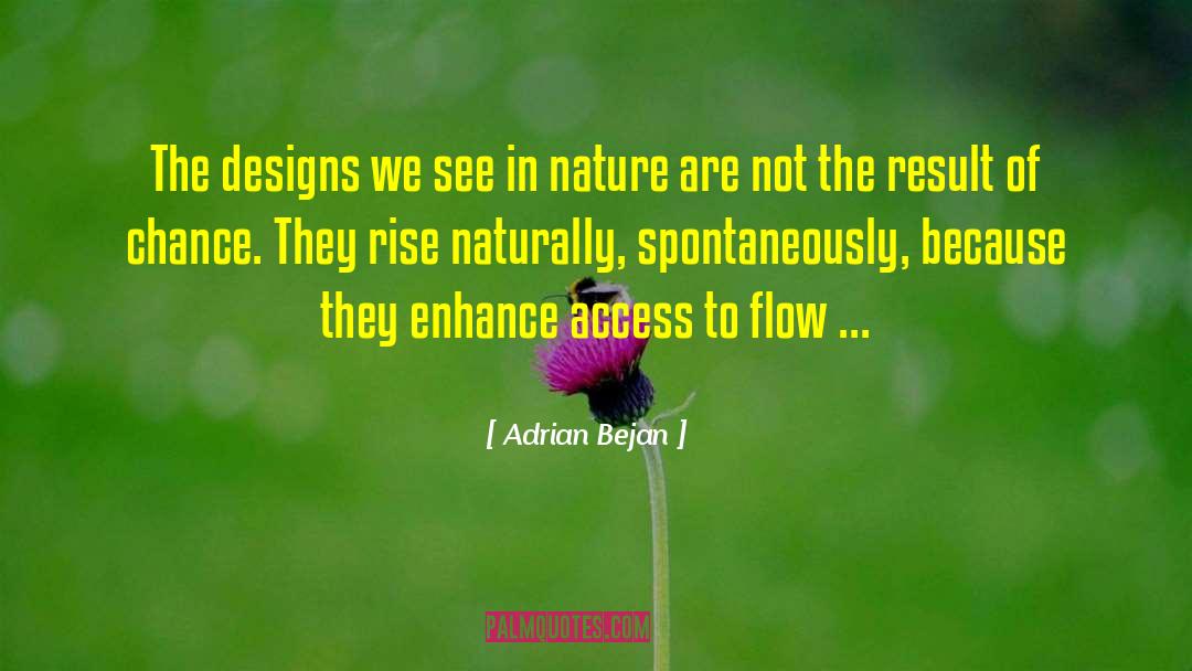 Adrian Bejan Quotes: The designs we see in