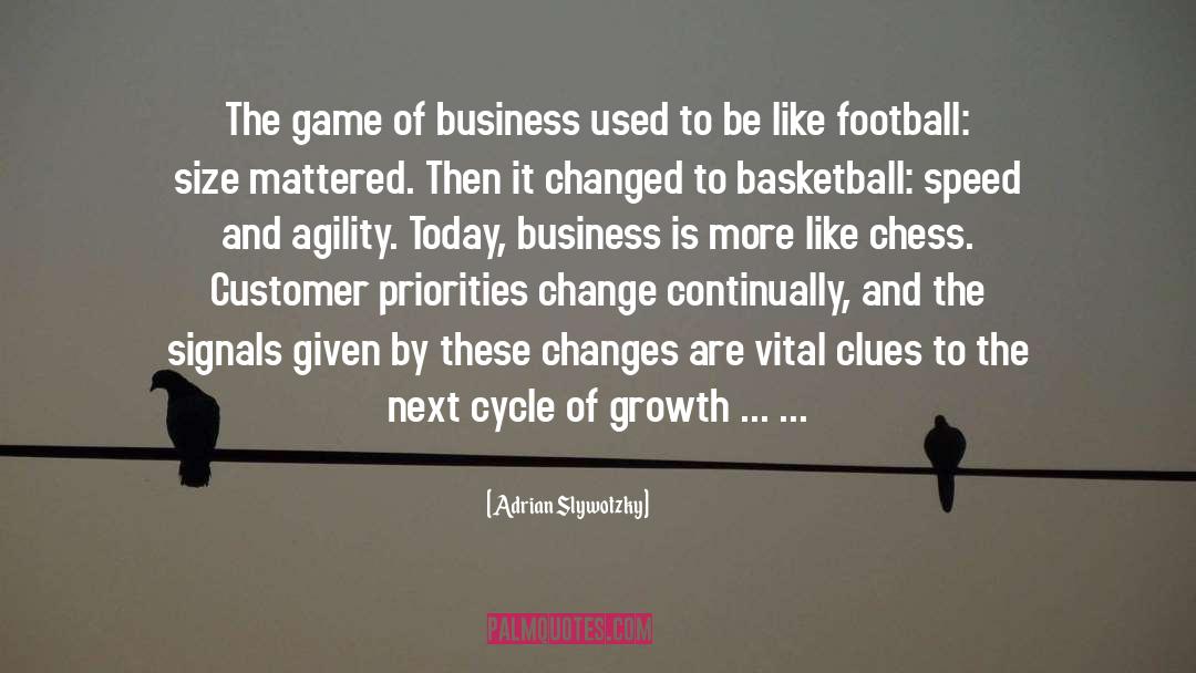 Adrian Slywotzky Quotes: The game of business used