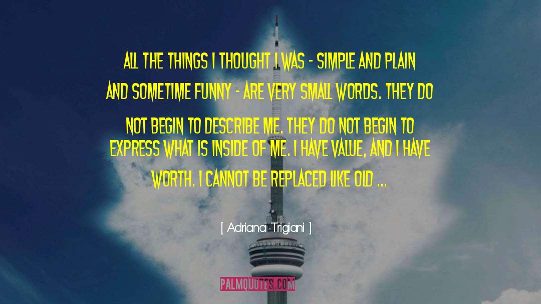 Adriana Trigiani Quotes: All the things I thought