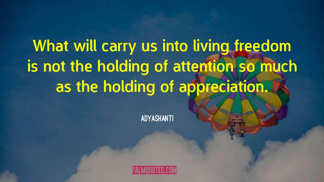 Adyashanti Quotes: What will carry us into