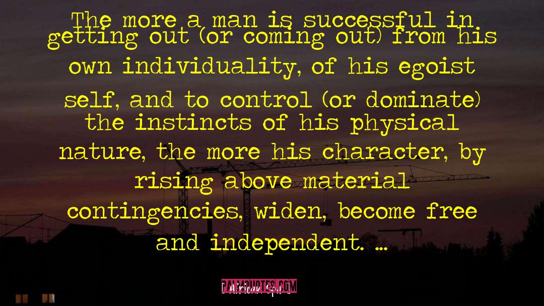 African Spir Quotes: The more a man is