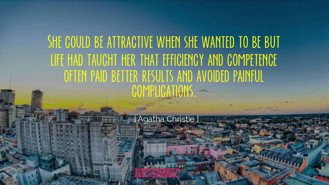 Agatha Christie Quotes: She could be attractive when