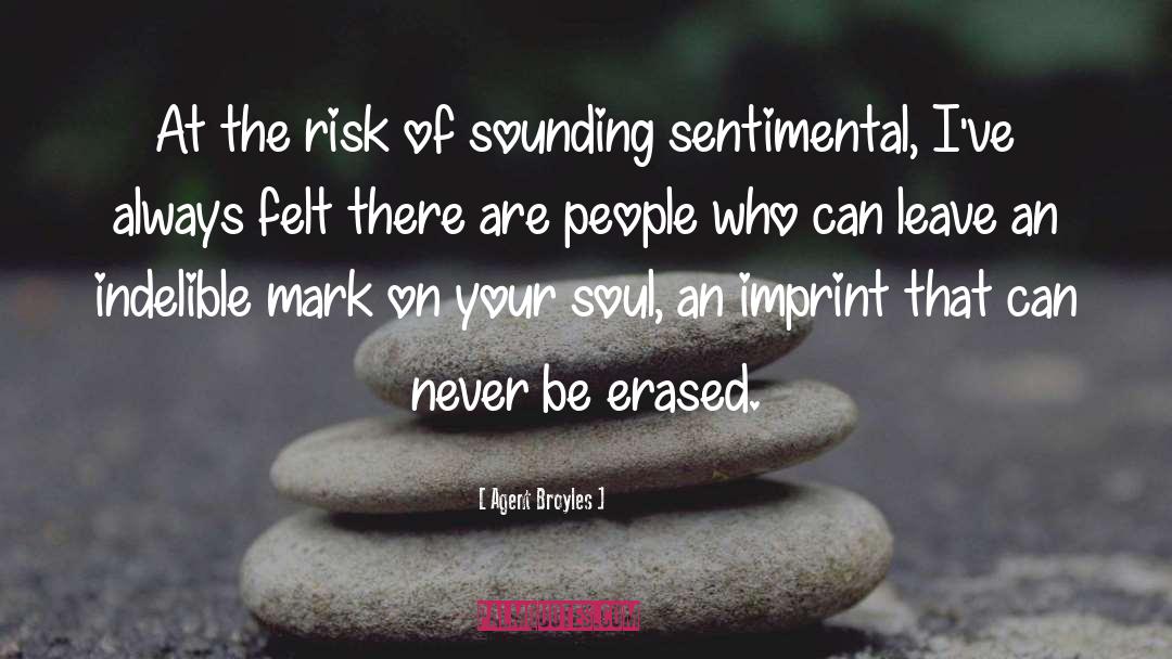 Agent Broyles Quotes: At the risk of sounding