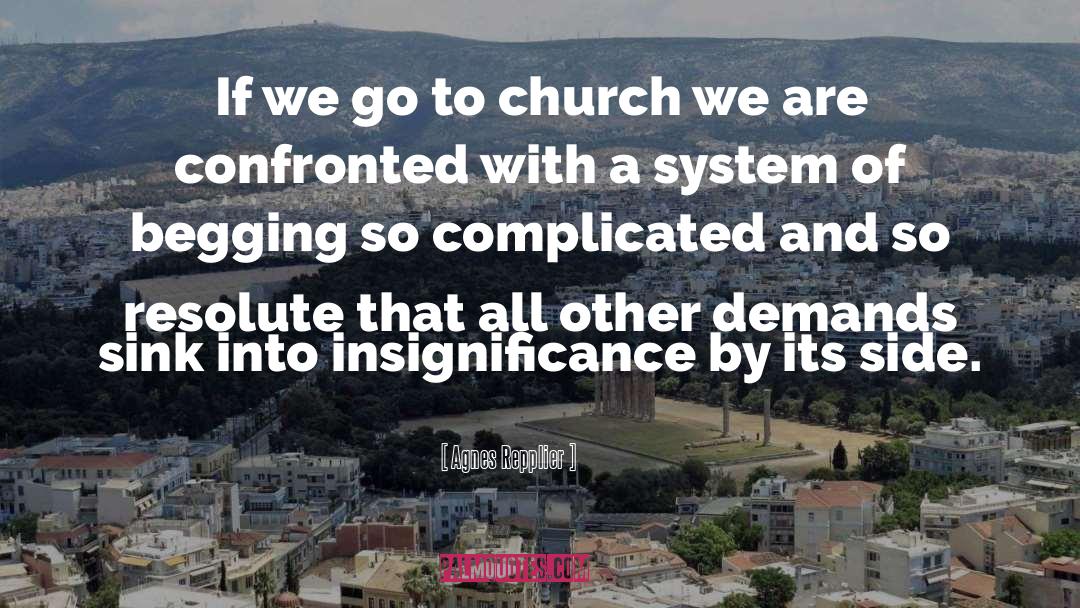 Agnes Repplier Quotes: If we go to church