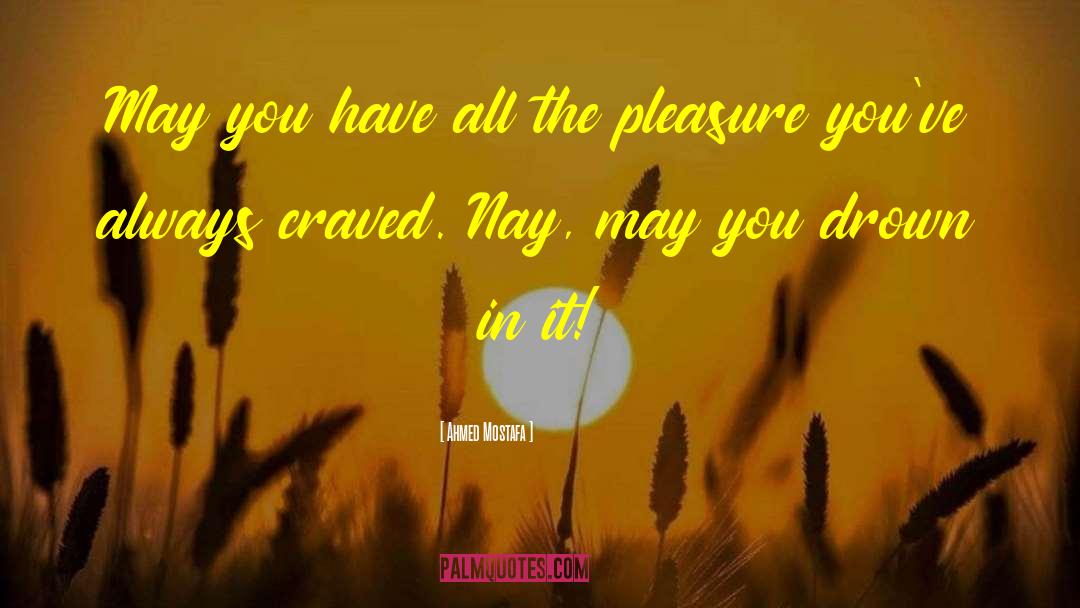 Ahmed Mostafa Quotes: May you have all the