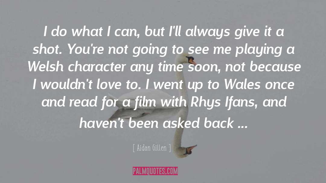 Aidan Gillen Quotes: I do what I can,